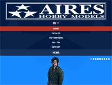 Tablet Screenshot of aires.cz